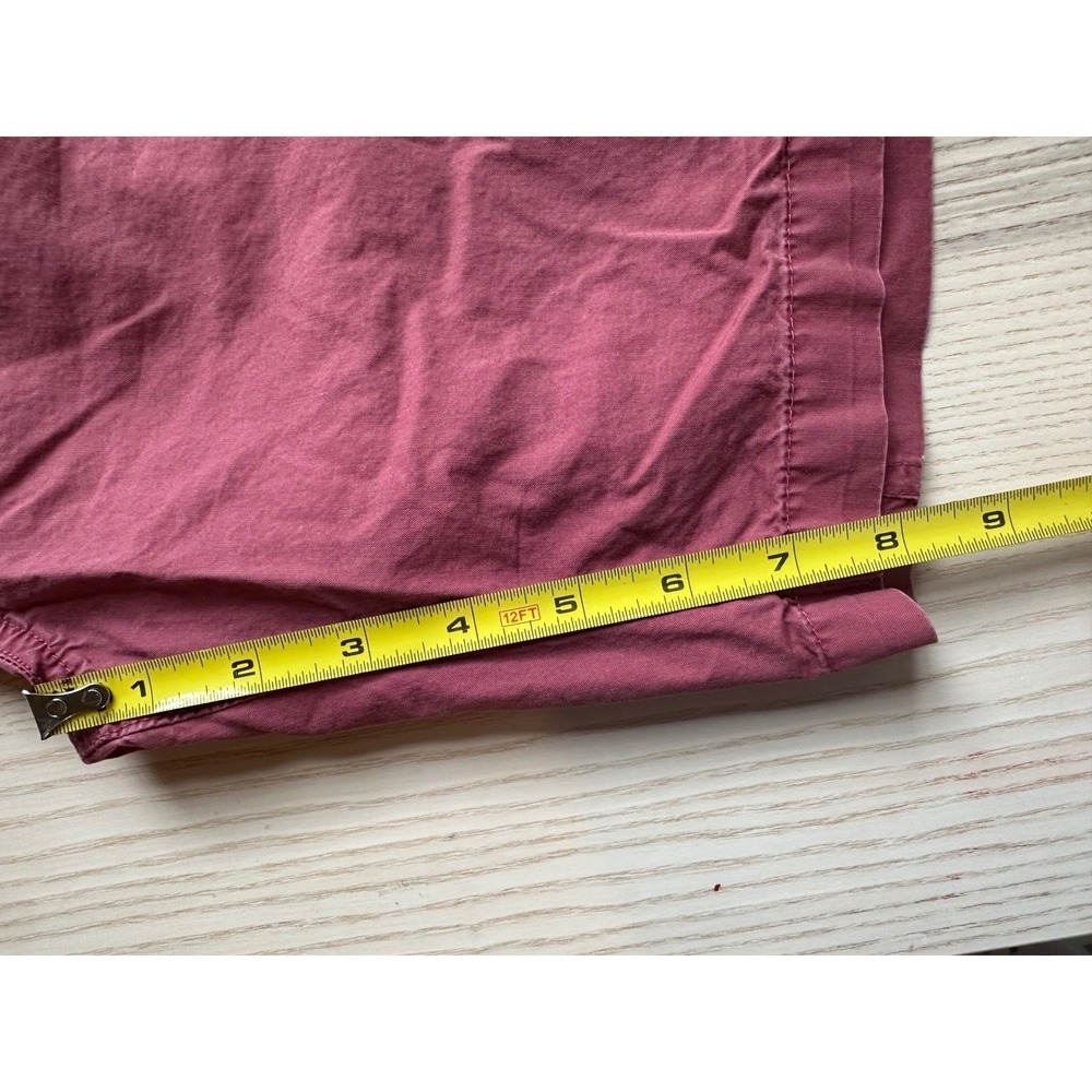 Columbia Womens Cargo Shorts Pink Red Cotton Hiking Outdoor Size Medium gorpcore - Picture 4 of 7
